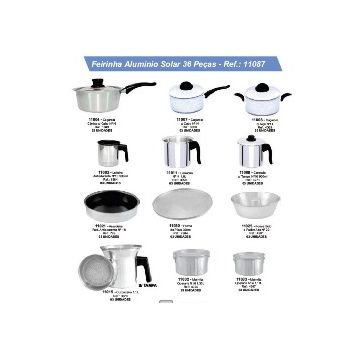 FEIRINHA ALUMINIO SOLAR 36PCS (11087)