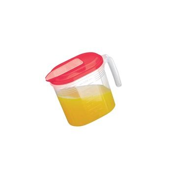JARRA C/ TAMPA FLIP TOP 1,3L VERMELHA (11463)