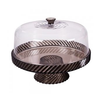 BOLEIRA ALTA TWIST FUME 26X23CM A1 (20593)