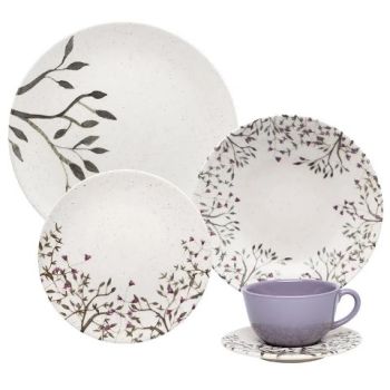 UNNI LILAC APARELHO JANTAR/CHA C/ 20PCS (21861)