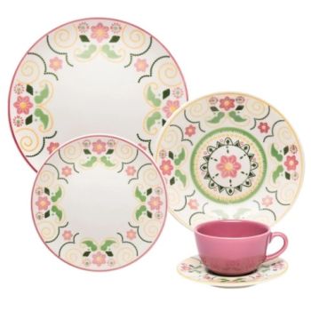 UNNI LIMA APARELHO JANTAR/CHA C/ 20PCS (21862)