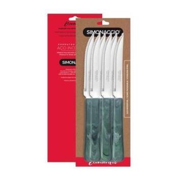 JG FACAS P/ CARNE ESMERALDA 6PCS ELEMENTOS (22545)