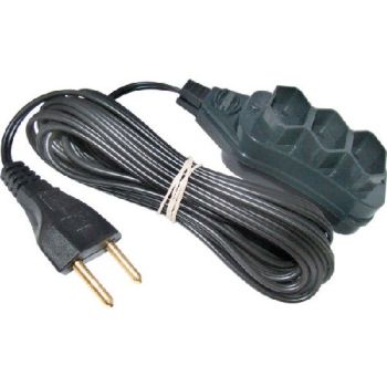 EXTENSAO TRIPLA 3 TOMADAS 2P 10A/250V CABO PP 3M (06043)