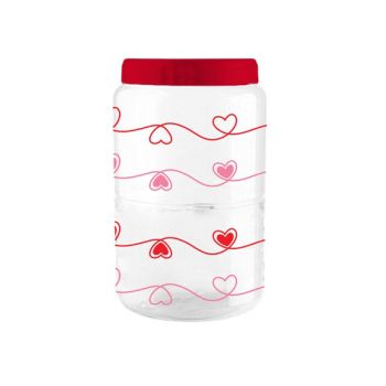 POTE ORGANIZADOR PARIS CORACOES 1600ML (23597)