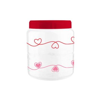 POTE ORGANIZADOR PARIS CORACOES 1250ML (23596)