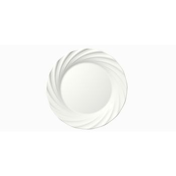 PRATO RASO OPALINE JASMIM 26CM (11424)